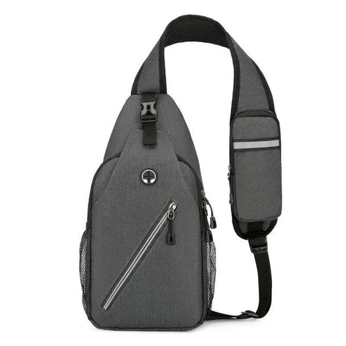 New Multifunctional Men's Shoulder Crossbody Bag Male Hard-Wearing Canvas Shoulder Messenger Bags Chest Bag - MANDOTOS