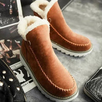 Mandotos non-slip warm winter boots with insulated lining and sturdy sole, ideal for cold weather and outdoor walking.