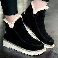 Mandotos non-slip warm winter boots with insulated lining and sturdy soles, designed for cold weather and icy conditions.