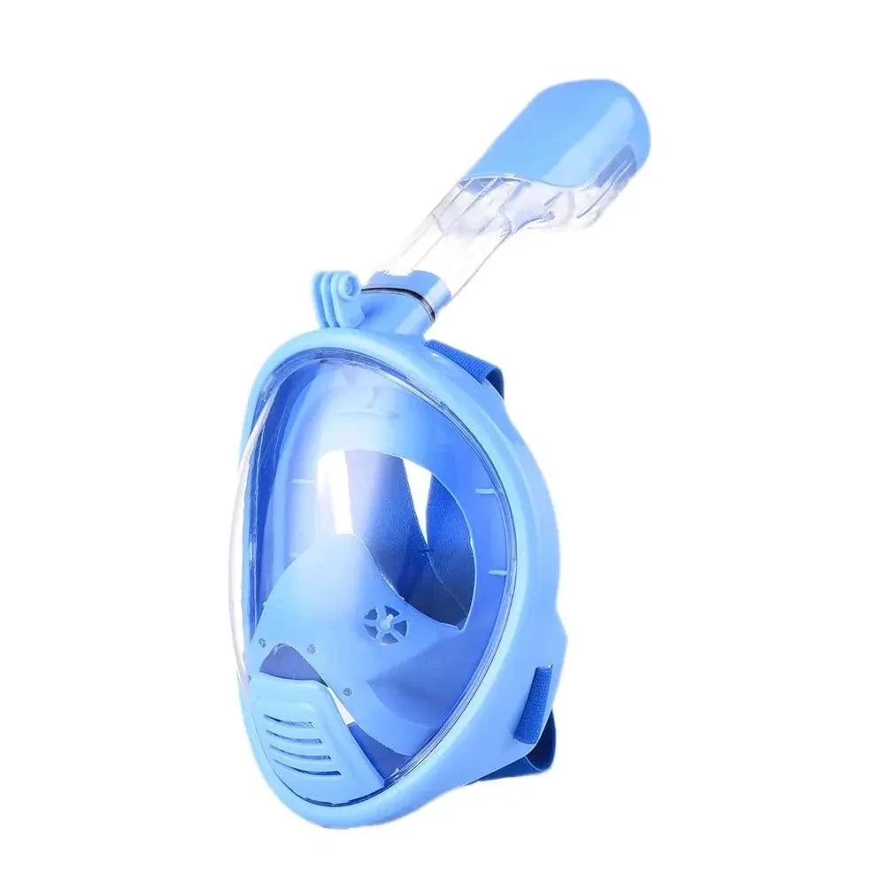 OceanView Full Face Snorkel Mask with 180° Visibility and Anti-Fog Technology - MANDOTOS