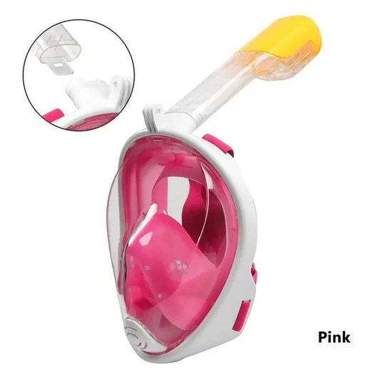 OceanView Snorkel Mask with 180° Panoramic Vision for Unforgettable Underwater Adventures - MANDOTOS