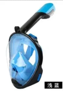 OceanView Snorkel Mask with 180° Panoramic Vision for Unforgettable Underwater Adventures - MANDOTOS
