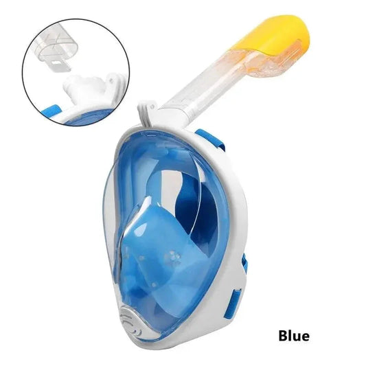 OceanView Snorkel Mask with 180° Panoramic Vision for Unforgettable Underwater Adventures - MANDOTOS