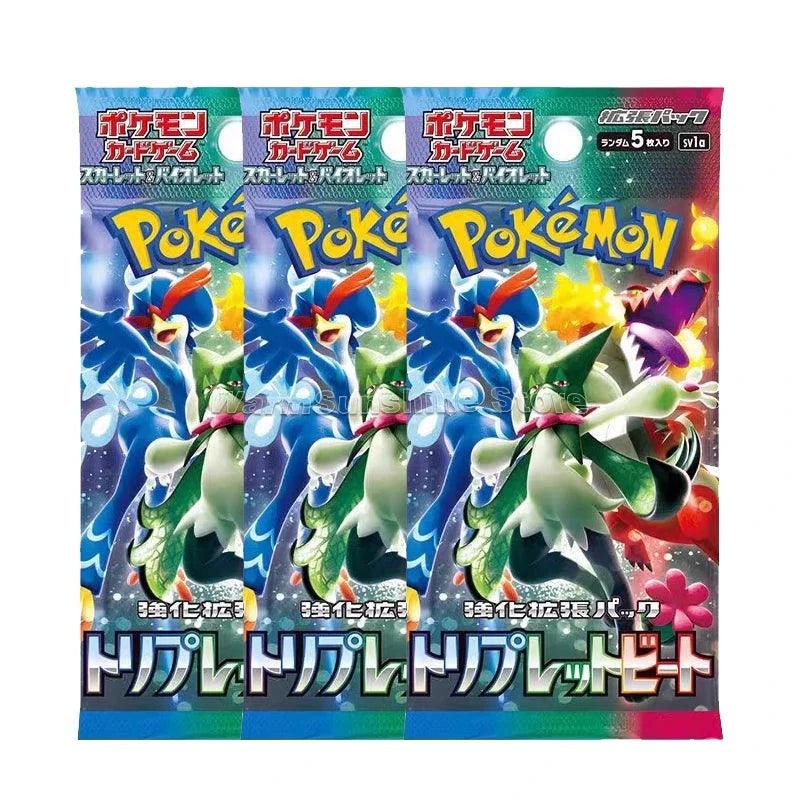Original Pokemon Card Game PTCG Japanese Edition SV1V SV1A SV2D SV2P SV2A 151 SV3 SV3A Bale Off Single Pack Trading Cards - MANDOTOS