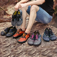 Mandotos outdoor hiking shoes in rugged design with durable soles, suitable for trail walking and outdoor adventures.