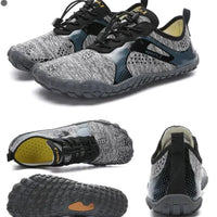 Mandotos outdoor hiking shoes with rugged soles and breathable material for trail walking and outdoor adventures.