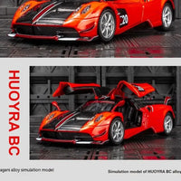 Mandotos Pagani Fengshen Sport model replica car showing sleek design and detailed exterior in a high-quality image.