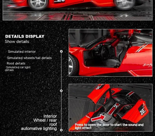 Mandotos Pagani Fengshen Sport Model Replica car showcasing detailed exterior and sleek design.