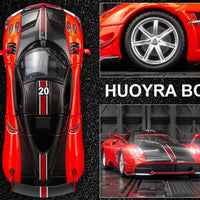 Mandotos Pagani Fengshen Sport Model Replica showcasing detailed miniature car with sleek design and vibrant color.