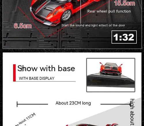 Mandotos Pagani Fengshen Sport Model Replica car showcasing detailed exterior design and sporty features.