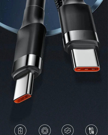 PD 120W Super Charging For Samsung S24 S23 USB C TO USB Type C Cable For iPhone 15 Plus Pro Max Xiaomi 11 4.0 Quick Fast Charger - MANDOTOS