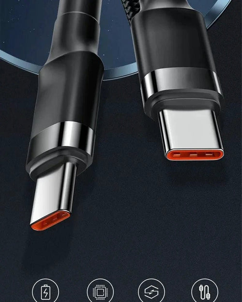 PD 120W Super Charging For Samsung S24 S23 USB C TO USB Type C Cable For iPhone 15 Plus Pro Max Xiaomi 11 4.0 Quick Fast Charger - MANDOTOS