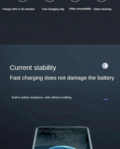 PD 120W Super Charging For Samsung S24 S23 USB C TO USB Type C Cable For iPhone 15 Plus Pro Max Xiaomi 11 4.0 Quick Fast Charger - MANDOTOS