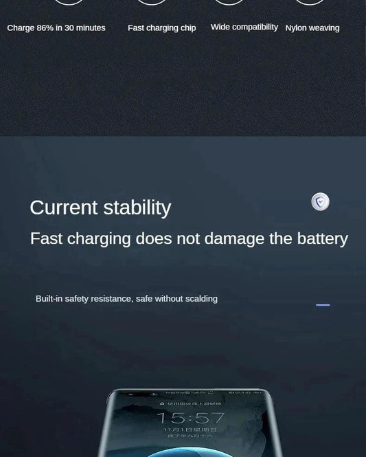 PD 120W Super Charging For Samsung S24 S23 USB C TO USB Type C Cable For iPhone 15 Plus Pro Max Xiaomi 11 4.0 Quick Fast Charger - MANDOTOS