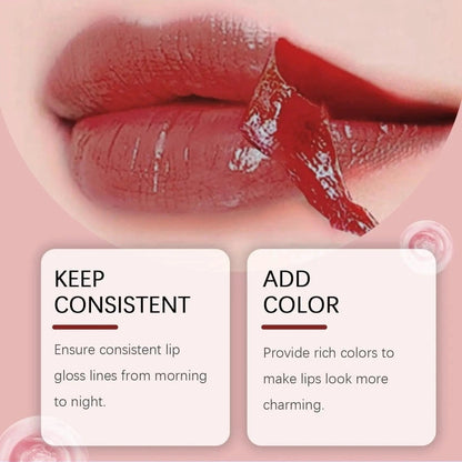 Peeling Lip Gloss Waterproof Lip Liner Stain Tattoo Long Lasting Makeup Peel Off Tattoo Lipgloss Hydrating Matte Lip Peel Off Lipliner Cosmetics - MANDOTOS