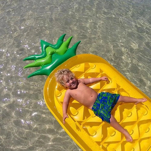 Pineapple Paradise Pool Float - Fun, Colorful Design for Ultimate Summer Vibes - MANDOTOS