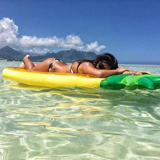 Pineapple Paradise Pool Float - Fun, Colorful Design for Ultimate Summer Vibes - MANDOTOS