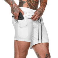 Mandotos pocket compression shorts in black, featuring a built-in pocket and snug fit for athletic performance and comfort.
