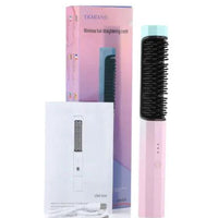 Portable 2-in-1 hair styler from MANDOTOS with dual styling features, compact design, and easy grip for versatile hair styling.