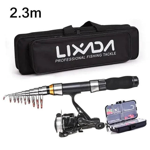 Portable Fishing Pro Rod Kit - MANDOTOS