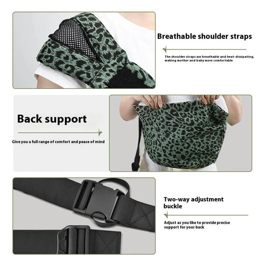 Mandotos portable one-shoulder strap designed for big baby carriers, adjustable and comfortable for secure carrying.