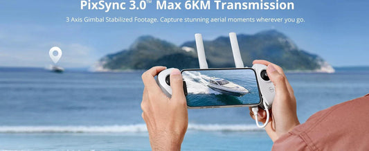 Potensic C0 Mini Drone 3 Axis Gimbal 6KM GPS 4K Professional Camera Drones Brushless RC Toy Quadcopter for Travel Gifts ATOM - MANDOTOS