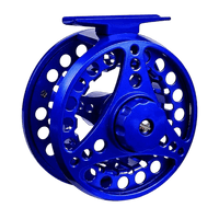Mandotos Precision Cast Fishing Reel with metal body and ergonomic handle, ideal for freshwater or saltwater fishing.