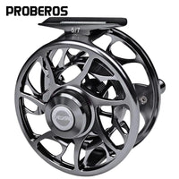 Mandotos Precision Fly Caster Reel with metal construction and ergonomic handle for smooth casting and reeling.