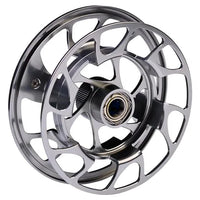 Mandotos Precision Fly Caster Reel with stainless steel spool and ergonomic handle for smooth casting and reeling.
