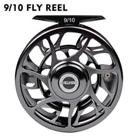 Mandotos Precision Fly Caster Reel with ergonomic handle and spool for smooth casting, designed for freshwater fly fishing.