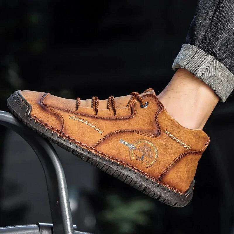 Premium Microfiber Leather Boots - MANDOTOS