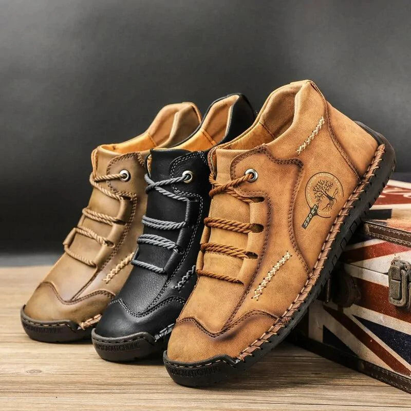 Premium Microfiber Leather Boots - MANDOTOS