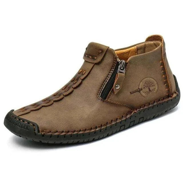 Premium Microfiber Leather Boots - MANDOTOS