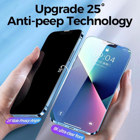 Privacy Tempered Glass Screen Protector for iPhone - Anti-Peep - MANDOTOS