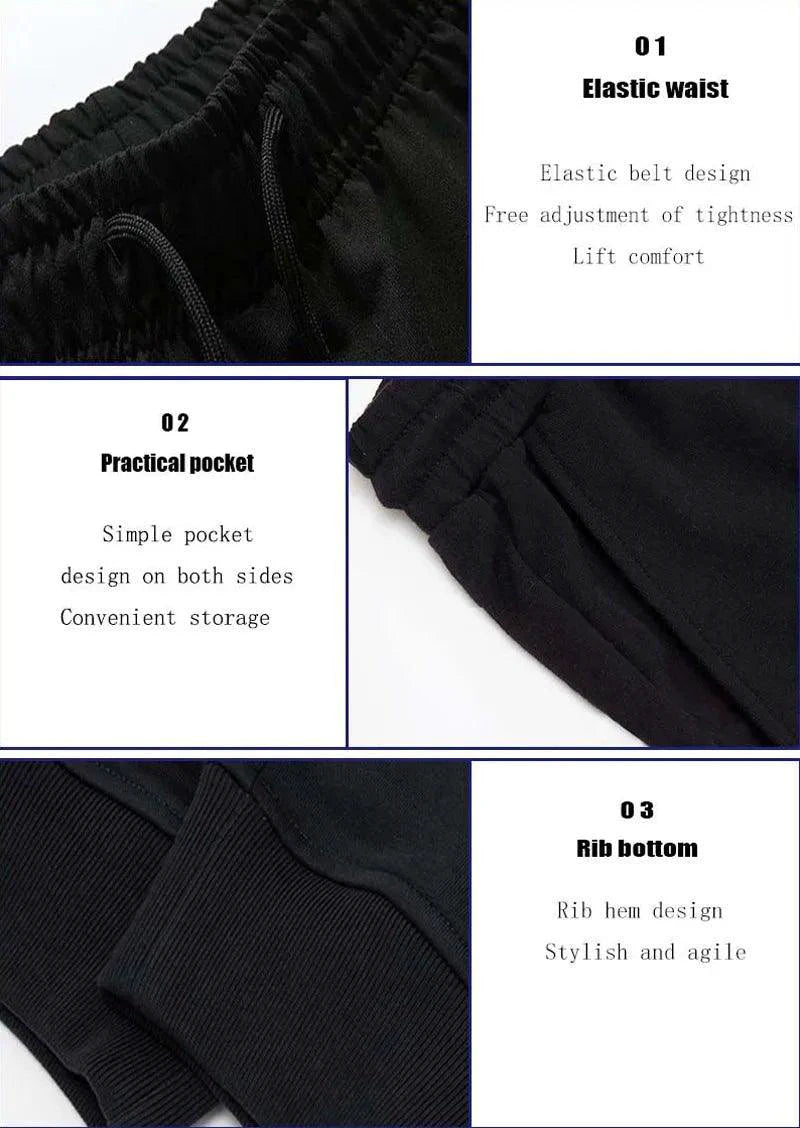 Mandotos PUAIA Print men's jogger pants in solid color, suitable for autumn/winter, featuring a loose fit and streetwear style.