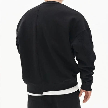 Pullover Round Neck Sweater Loose Men Clothes - MANDOTOS