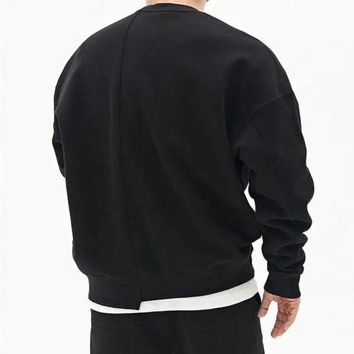Pullover Round Neck Sweater Loose Men Clothes - MANDOTOS