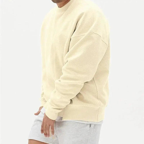 Pullover Round Neck Sweater Loose Men Clothes - MANDOTOS