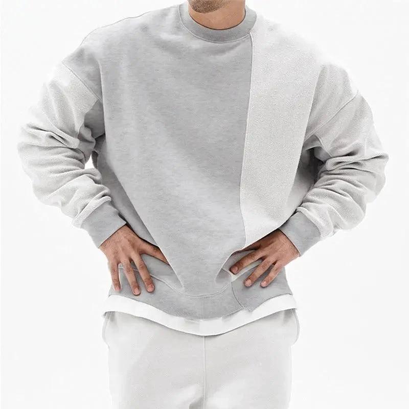 Pullover Round Neck Sweater Loose Men Clothes - MANDOTOS