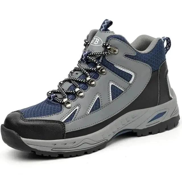 Mandotos puncture-proof work shoes with reinforced steel toe and slip-resistant sole for safety and durability in industrial settings.