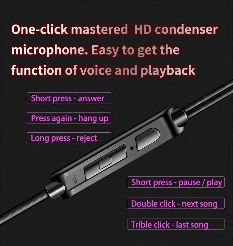 QKZ AK6 HiFi Wired Earphones - Copper Driver with Microphone - MANDOTOS
