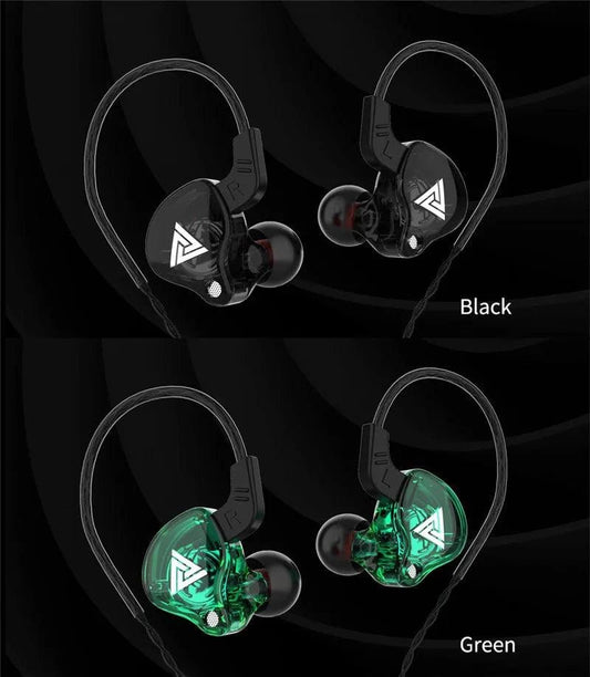 QKZ AK6 HiFi Wired Earphones - Copper Driver with Microphone - MANDOTOS