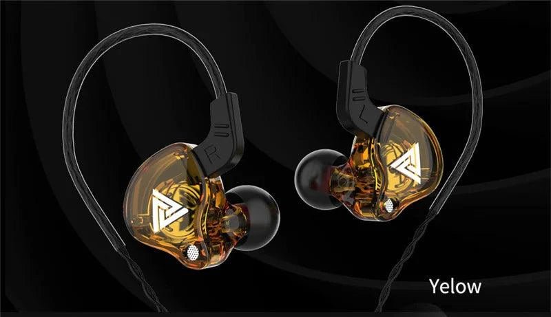QKZ AK6 HiFi Wired Earphones - Copper Driver with Microphone - MANDOTOS