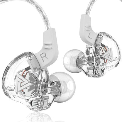 Original QKZ AK6 Copper Driver HiFi Wired Earphones 3.5MM Race Sport Headphones Bass Stereo Headset Music Earbuds In Ear With Microphone - MANDOTOS