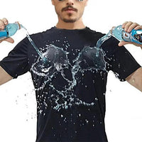 Mandotos quick-drying waterproof anti-fouling couple T-shirt with half sleeves and bottoming design, suitable for outdoor activities.