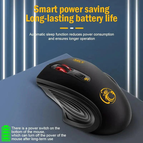 QuietFlex Wireless Mouse - MANDOTOS