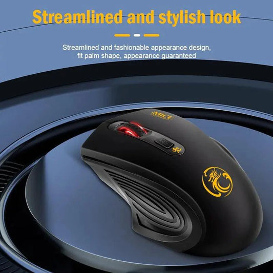 QuietFlex Wireless Mouse - MANDOTOS