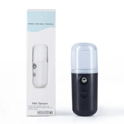 RadiantGlow Nano Mist Facial Sprayer - Hydrating, Ultrasonic Beauty Instrument for Flawless Skin - MANDOTOS