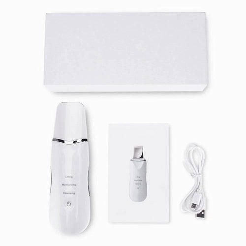 RadiantGlow Ultrasonic Skin Scrubber - Deep Cleanse & Revitalize Your Skin - MANDOTOS