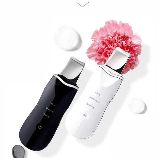 RadiantGlow Ultrasonic Skin Scrubber - Deep Cleanse & Revitalize Your Skin - MANDOTOS